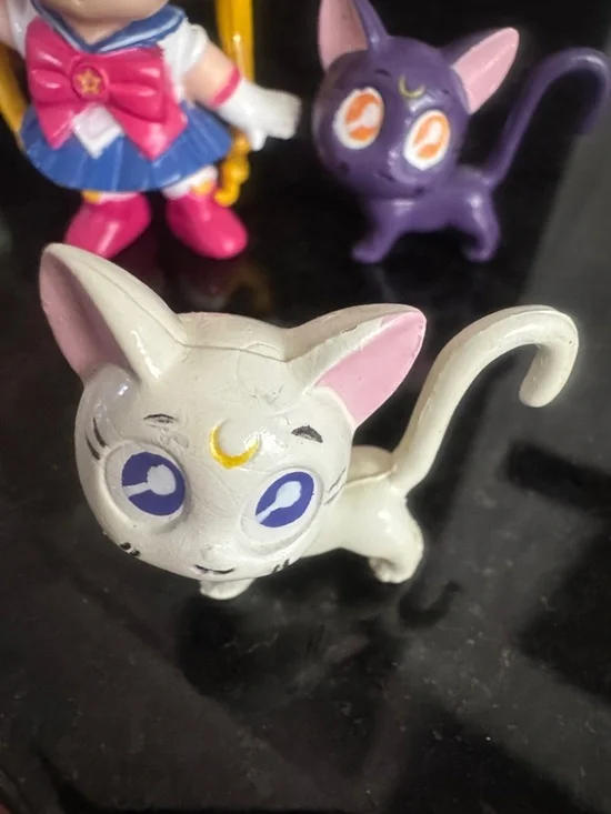 90s Sailor Moon, Luna & Artemis Adventure Doll Figures - Irwin Toys ULTRA RARE - Picture 11 of 16